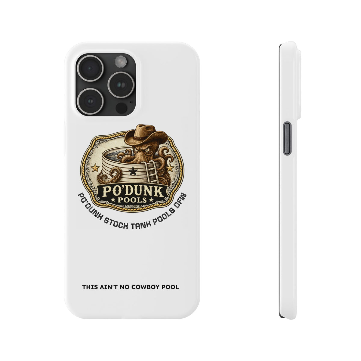 Leon the Octopus Slim Phone Cases
