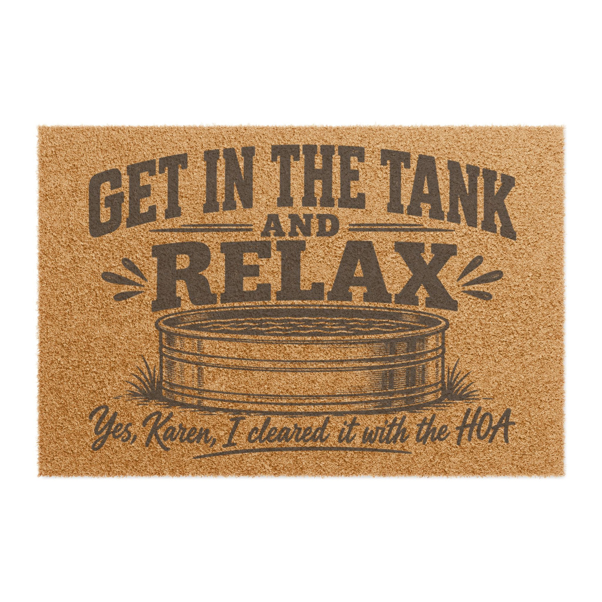 HOA stock tank Doormat