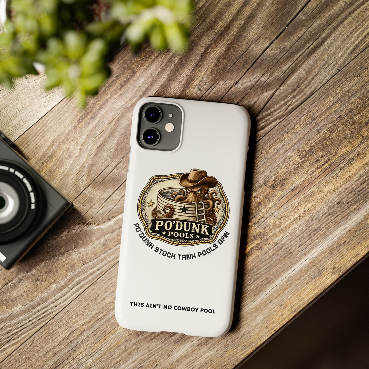 Leon the Octopus Slim Phone Cases