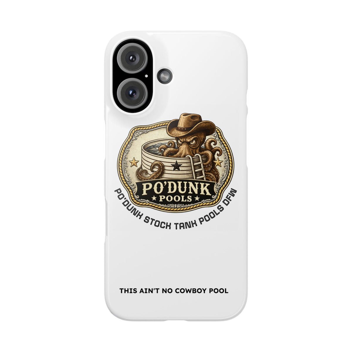 Leon the Octopus Slim Phone Cases