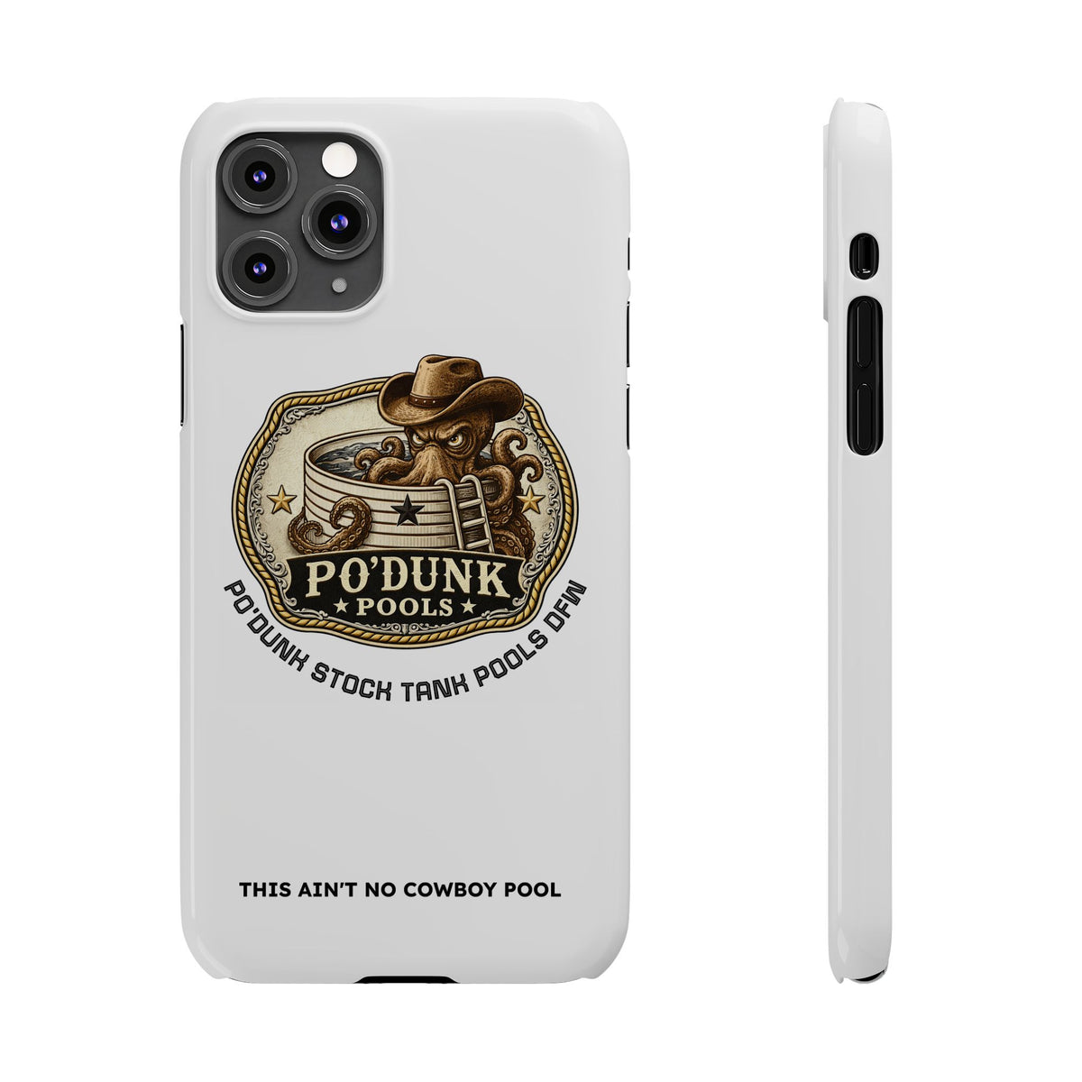 Leon the Octopus Slim Phone Cases