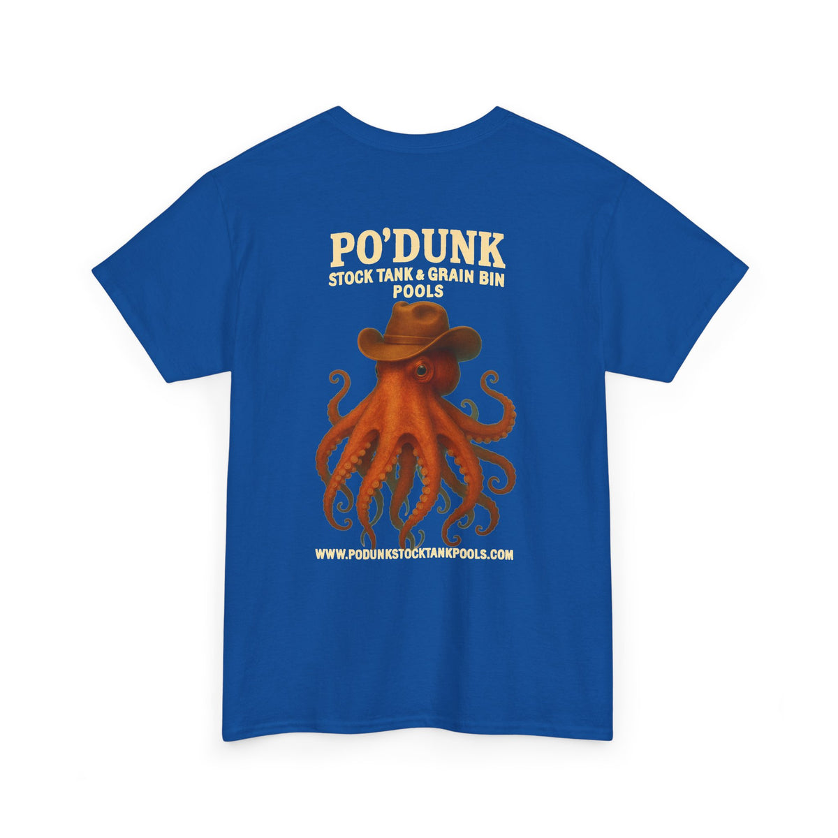 Angry Leon the Octopus Unisex Heavy Cotton Tee