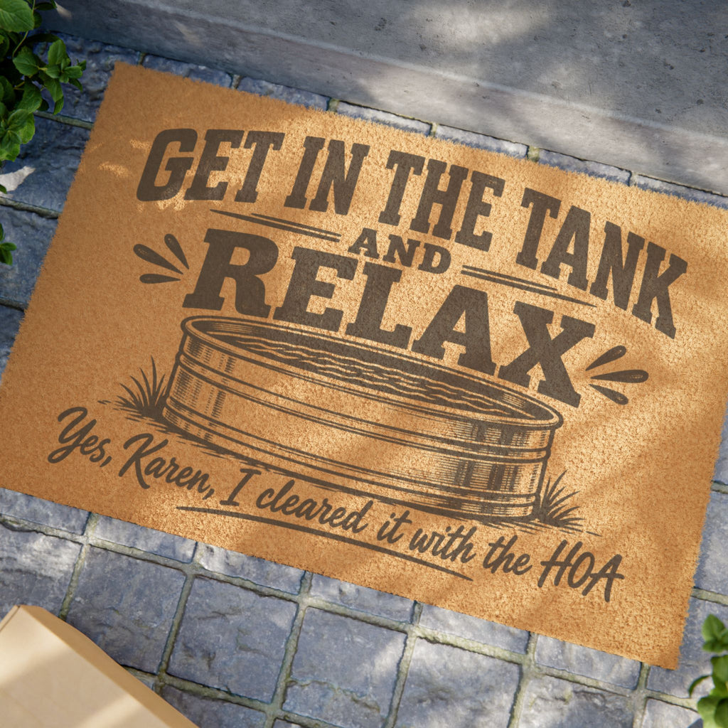 HOA stock tank Doormat