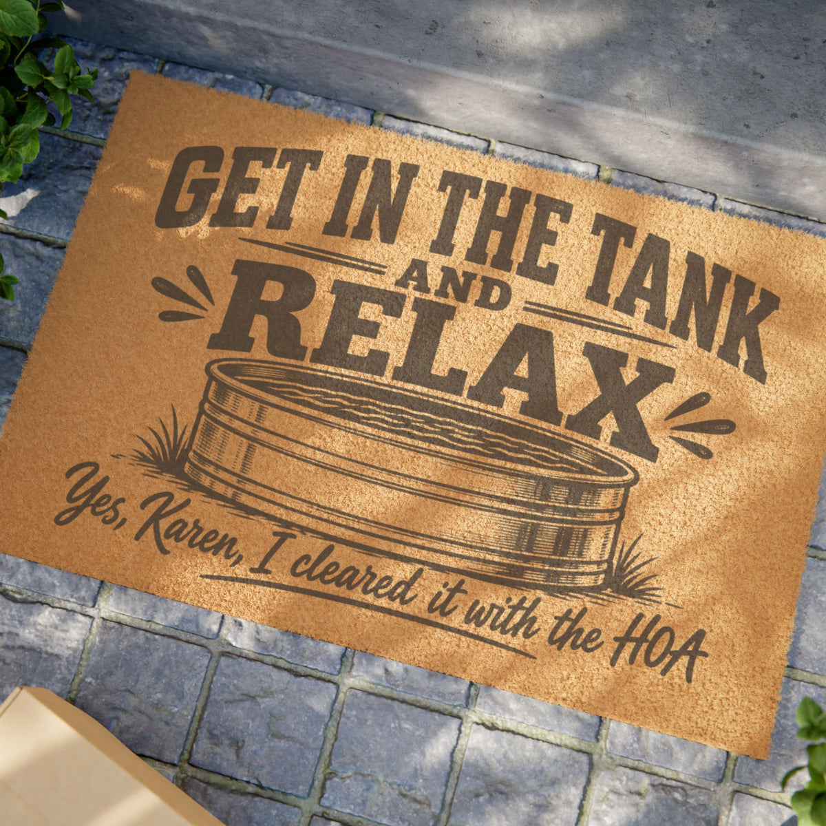 HOA stock tank Doormat