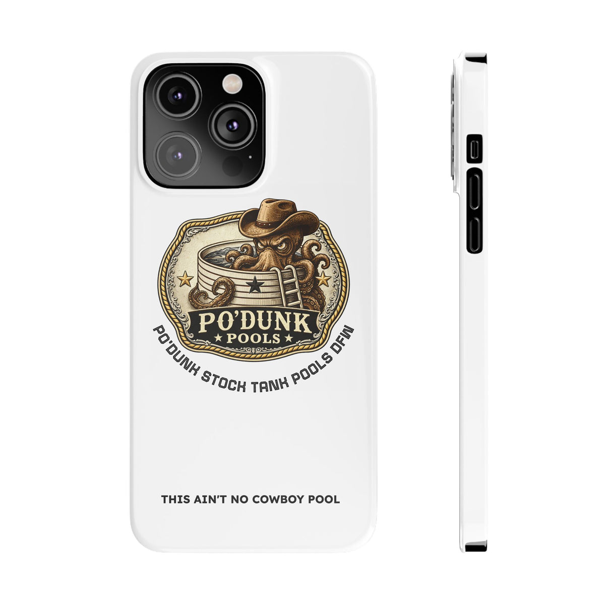 Leon the Octopus Slim Phone Cases
