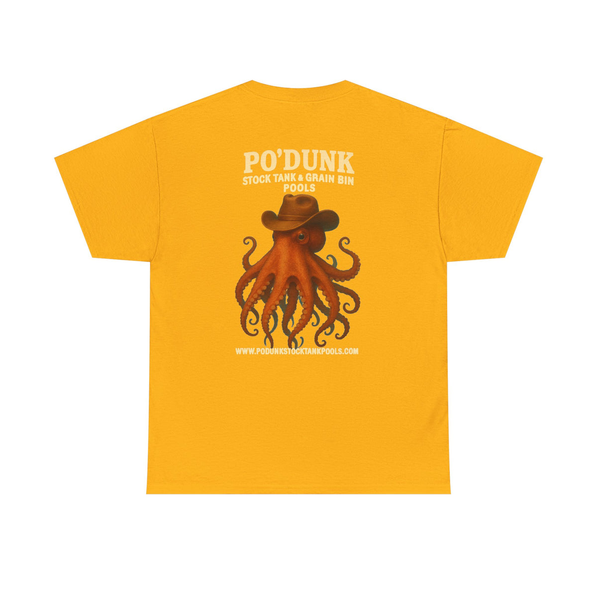 Angry Leon the Octopus Unisex Heavy Cotton Tee