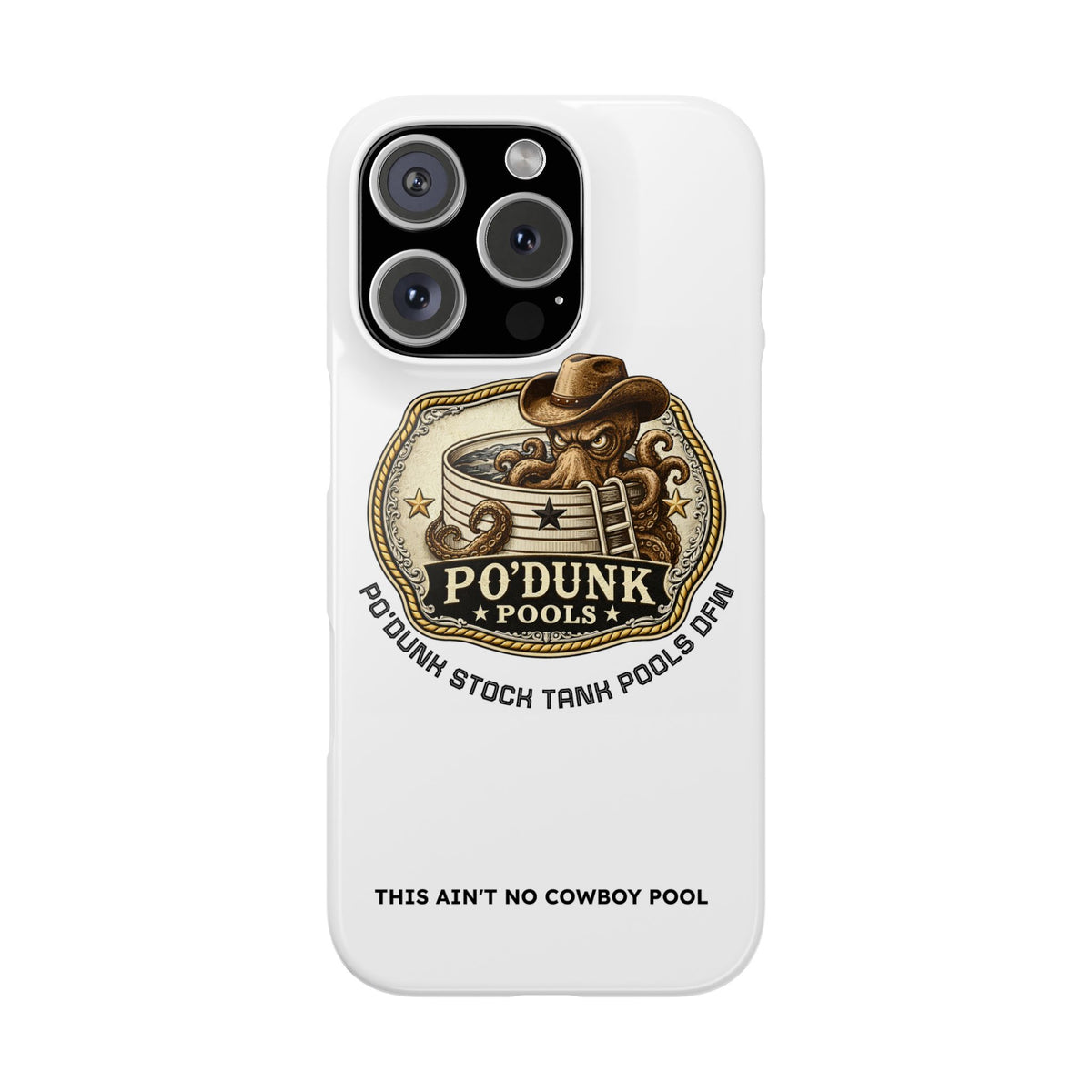 Leon the Octopus Slim Phone Cases