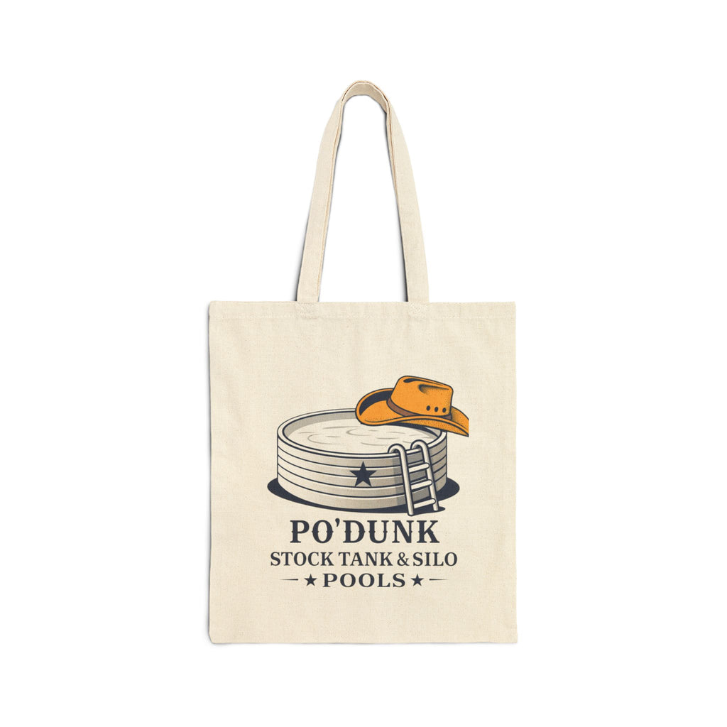Stock Tank Cotton Canvas Tote Bag