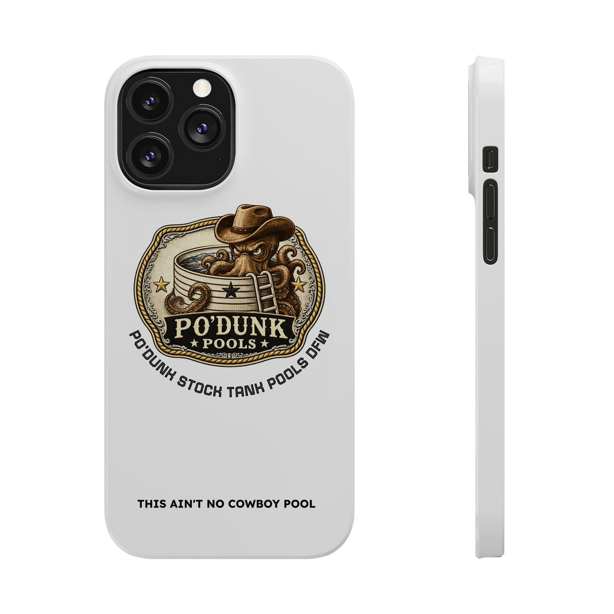 Leon the Octopus Slim Phone Cases