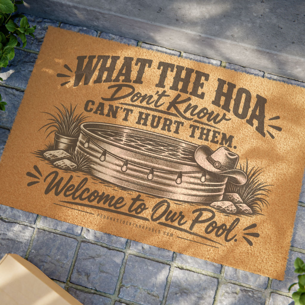 What the HOA Don’t know Doormat
