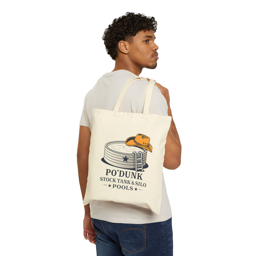 Stock Tank Cotton Canvas Tote Bag