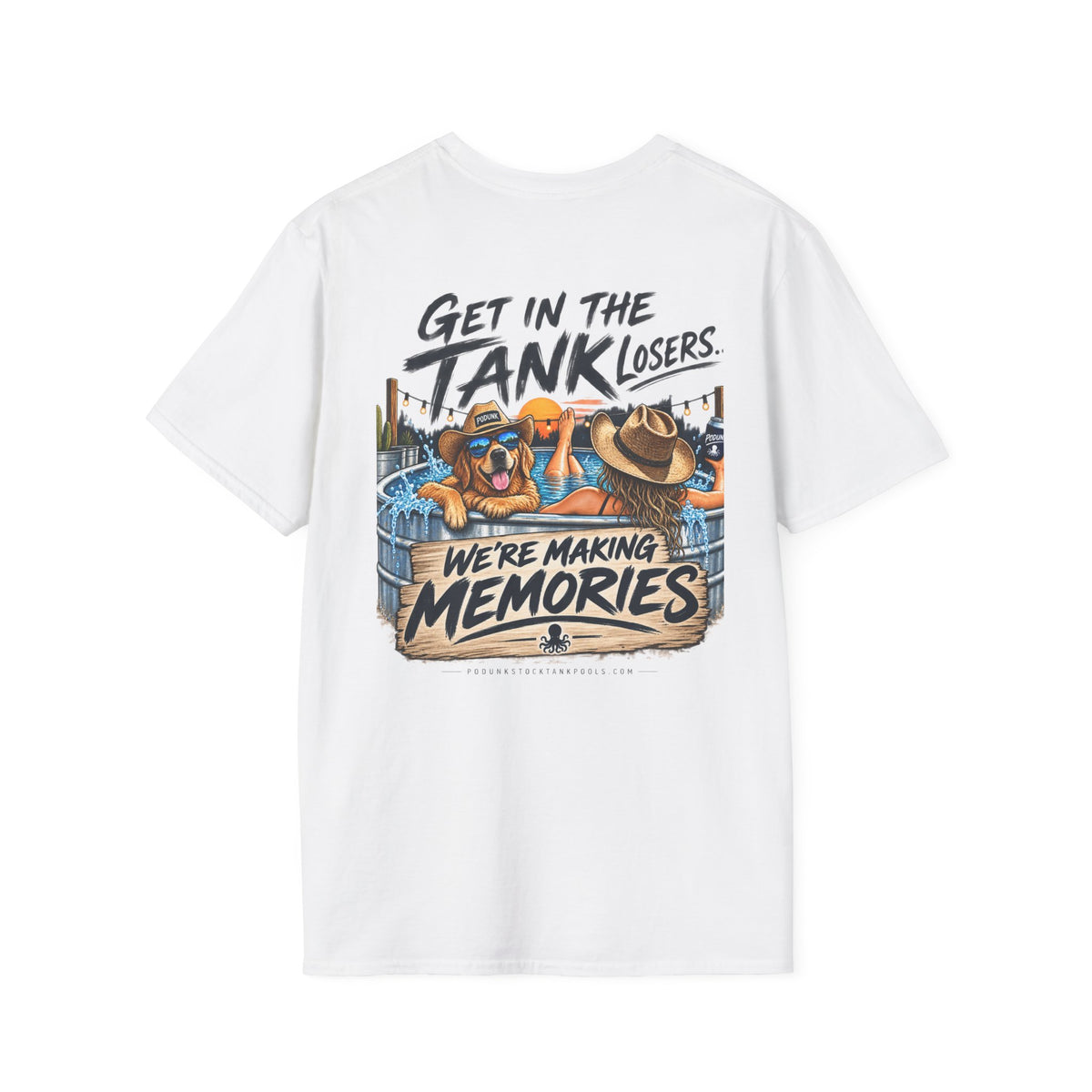 Get in the tank losers Unisex Softstyle T-Shirt