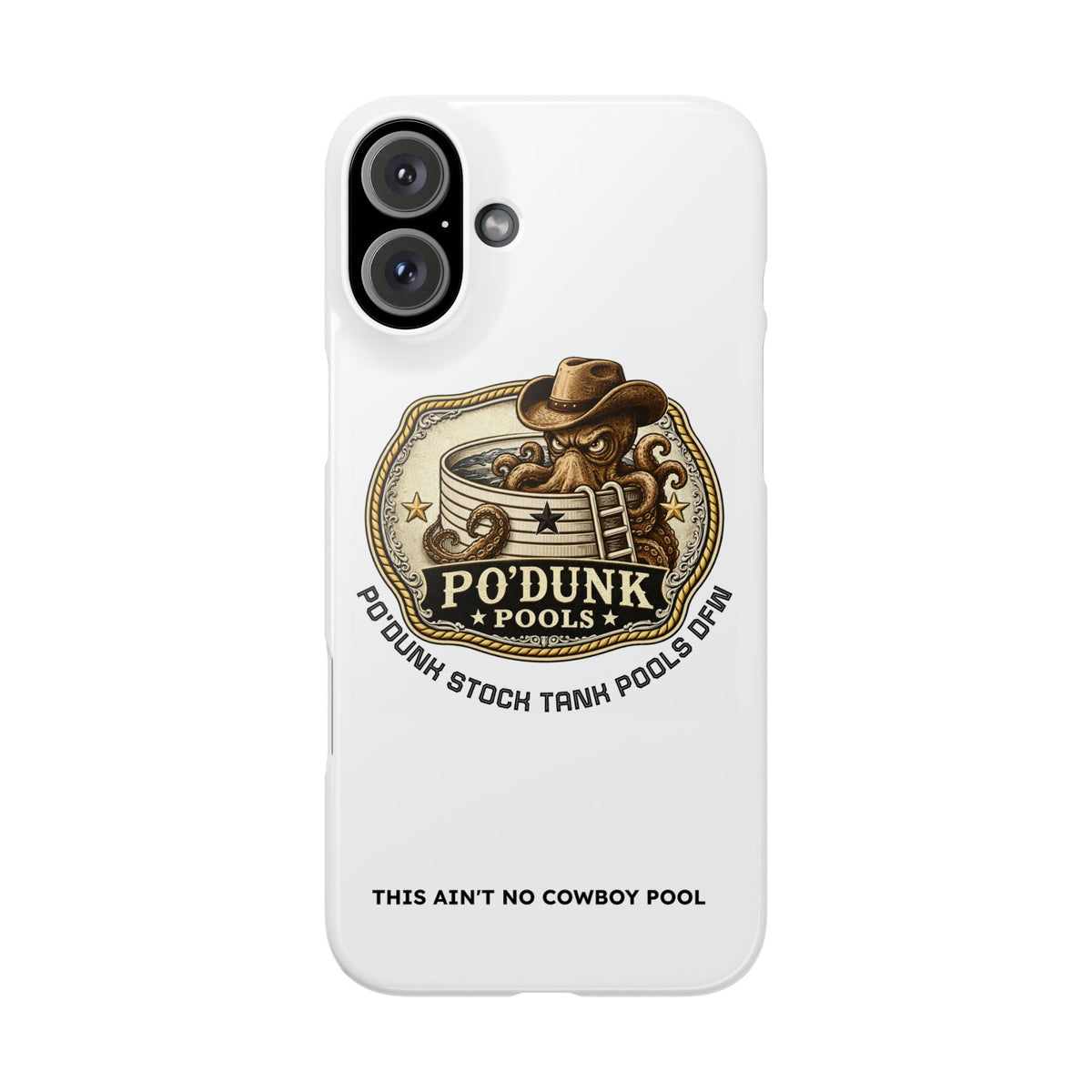 Leon the Octopus Slim Phone Cases