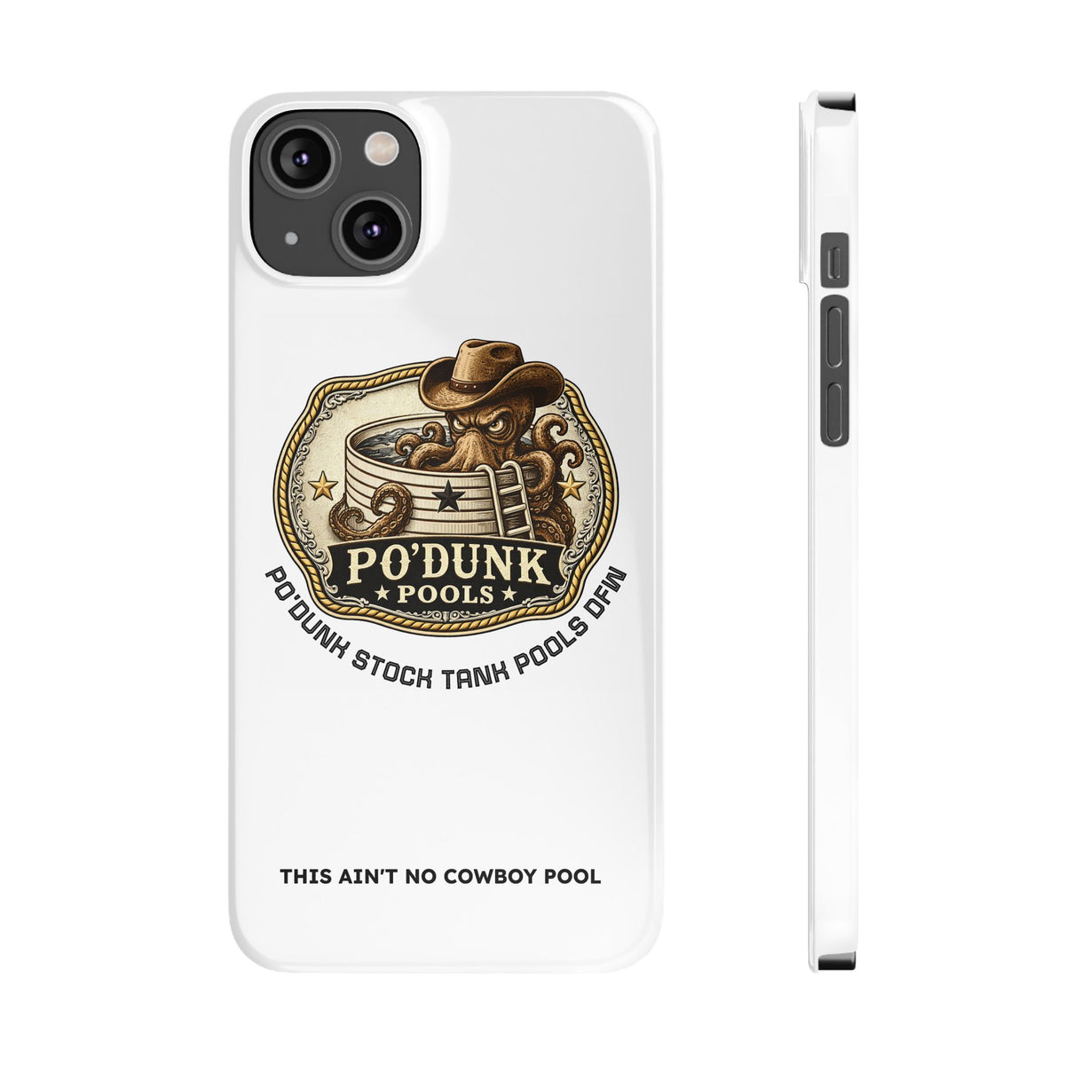 Leon the Octopus Slim Phone Cases