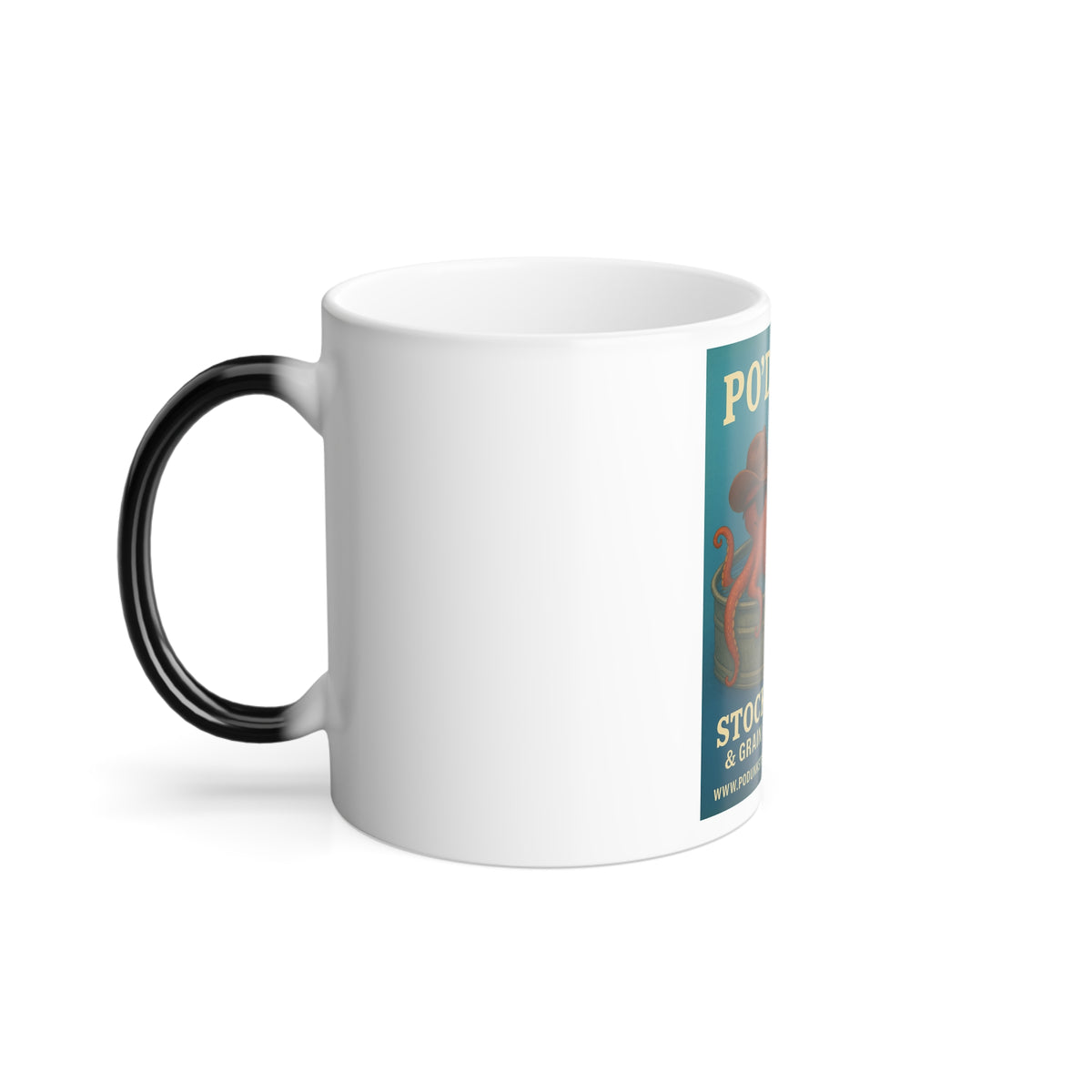 Leon the Octopus Color Morphing Mug, 11oz