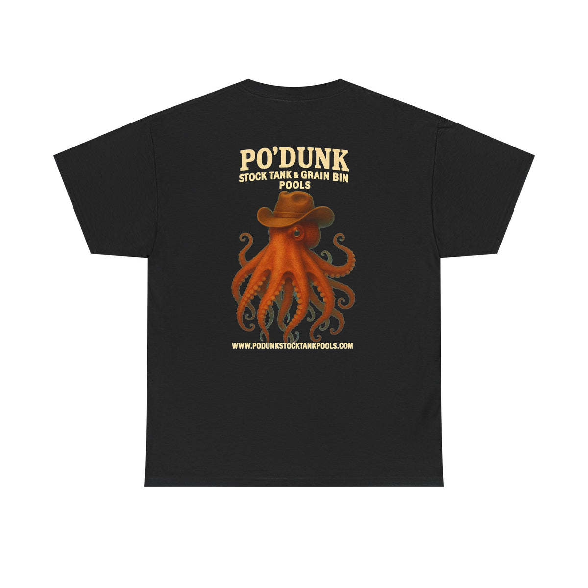 Angry Leon the Octopus Unisex Heavy Cotton Tee