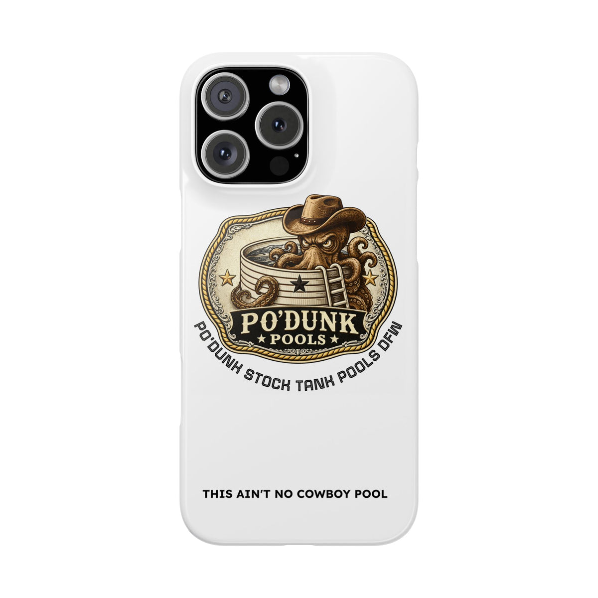Leon the Octopus Slim Phone Cases