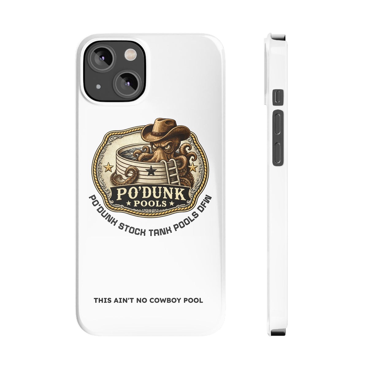 Leon the Octopus Slim Phone Cases