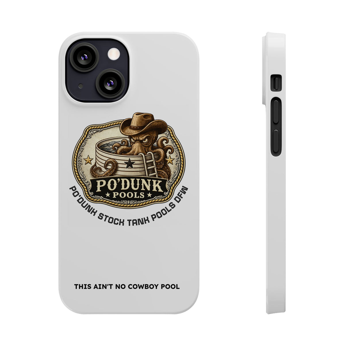 Leon the Octopus Slim Phone Cases