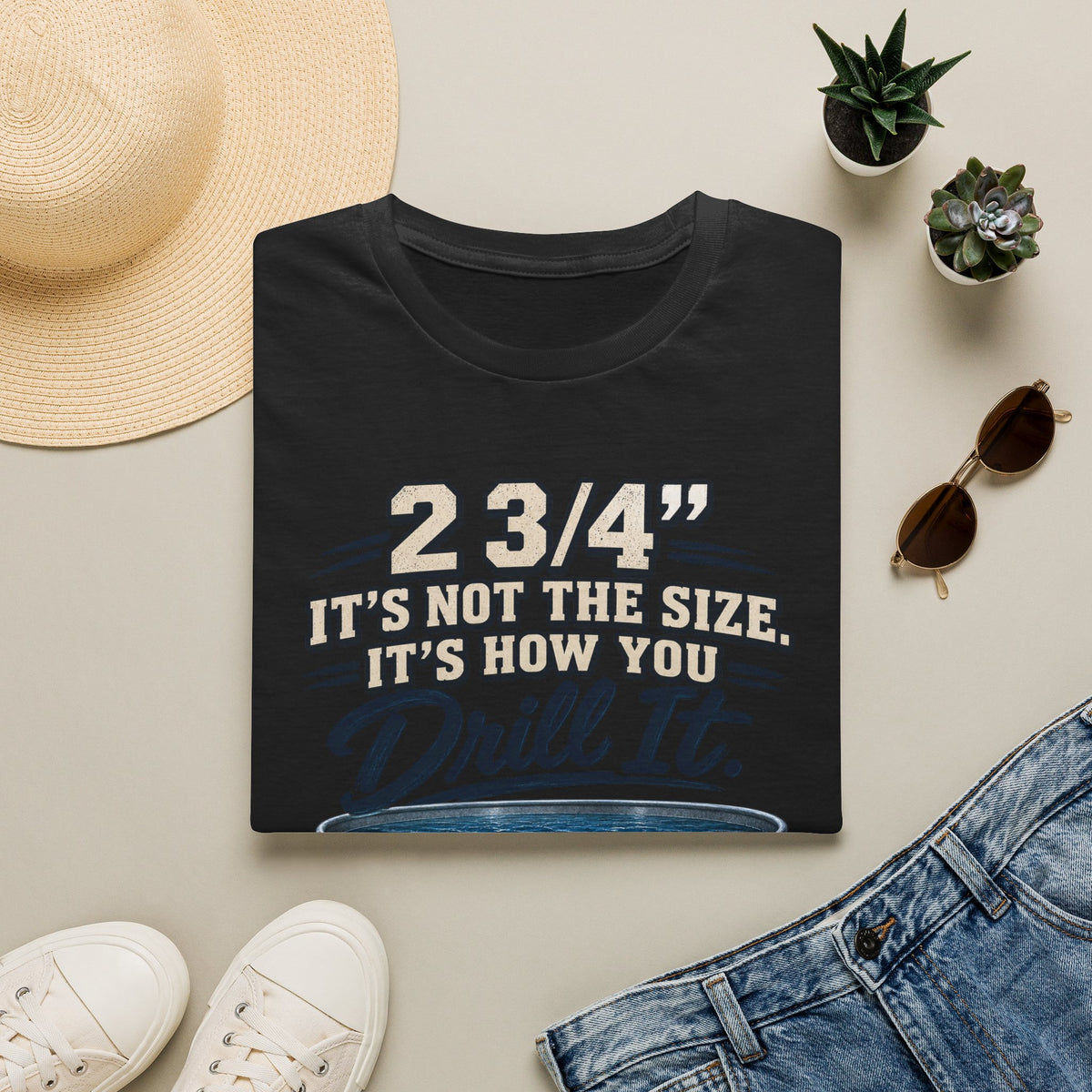 2&3/4 How you drill it Unisex Softstyle T-Shirt