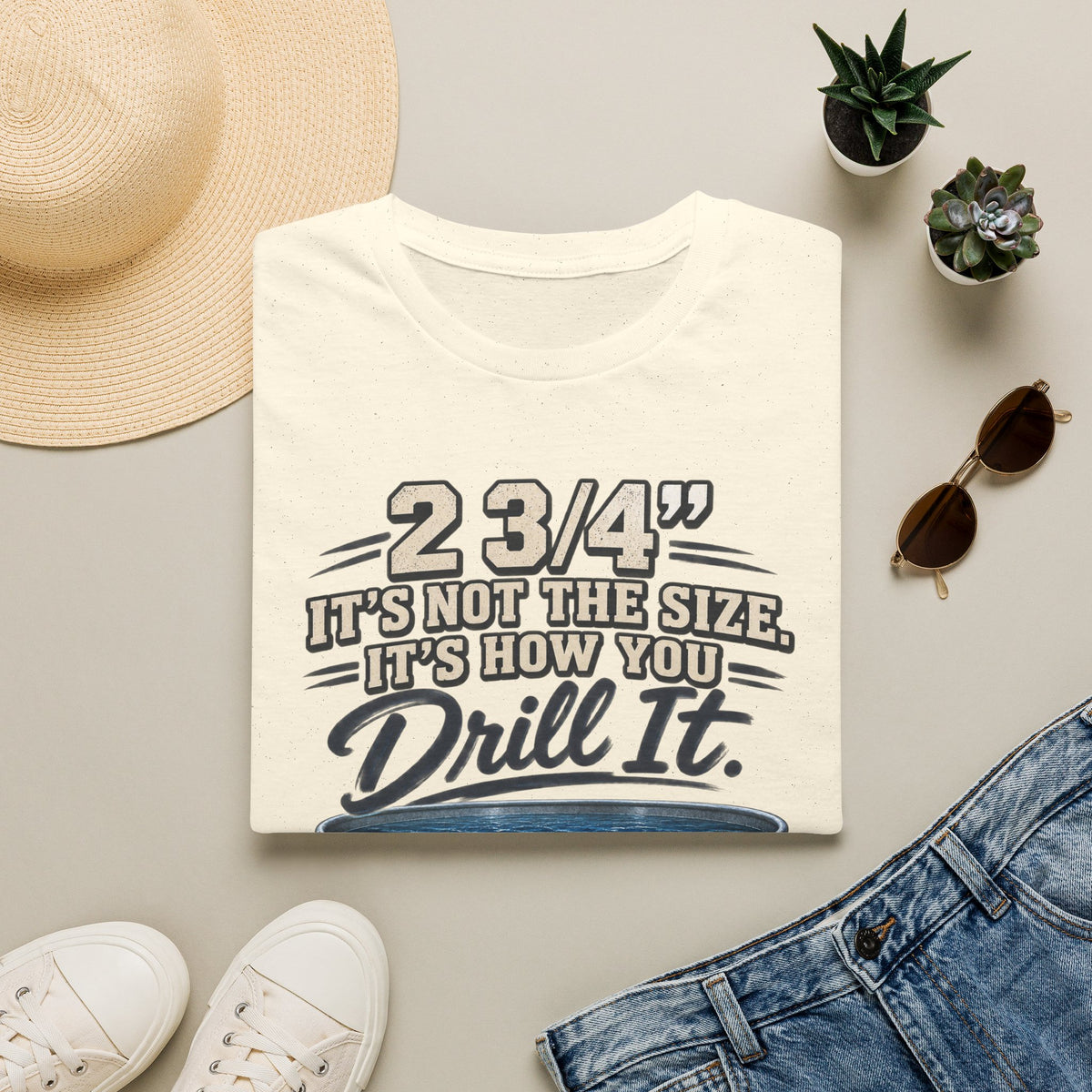 2&3/4 How you drill it Unisex Softstyle T-Shirt