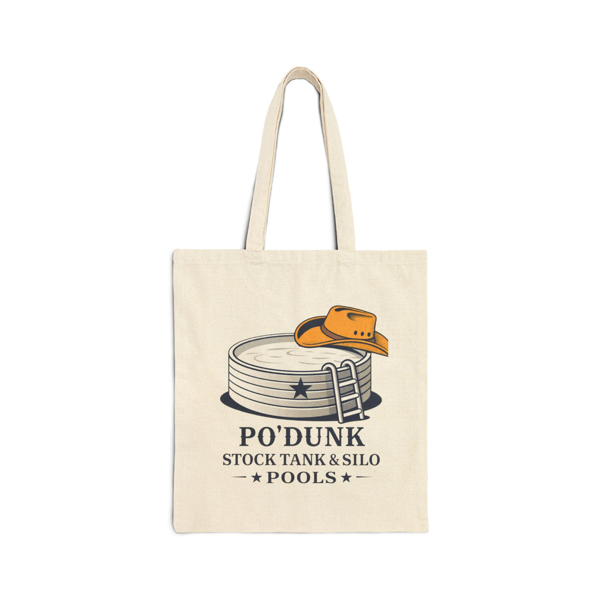 Stock Tank Cotton Canvas Tote Bag
