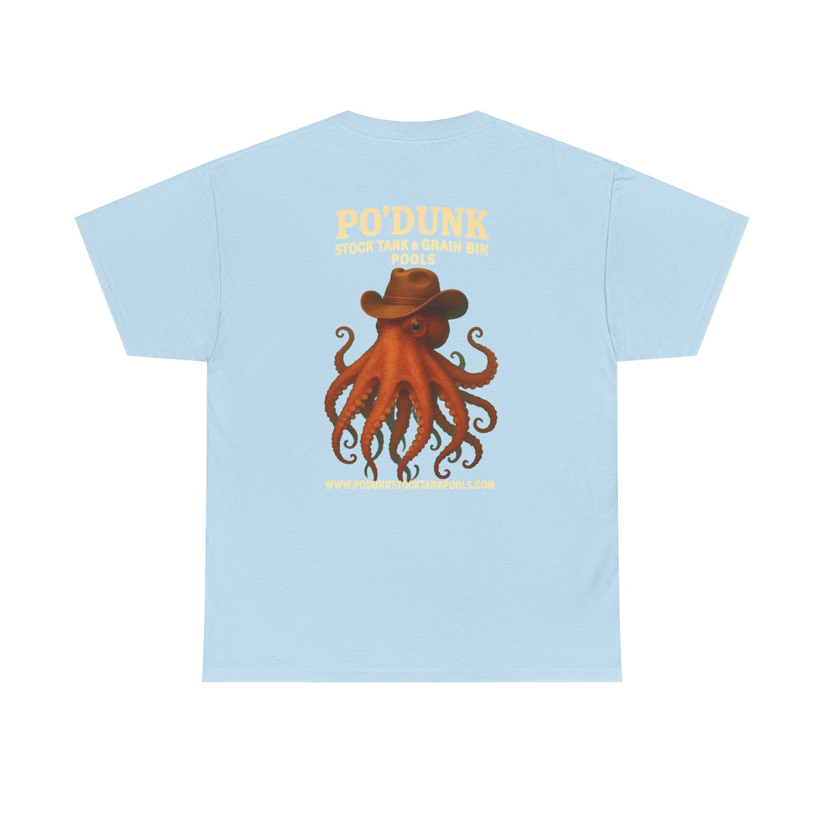 Angry Leon the Octopus Unisex Heavy Cotton Tee