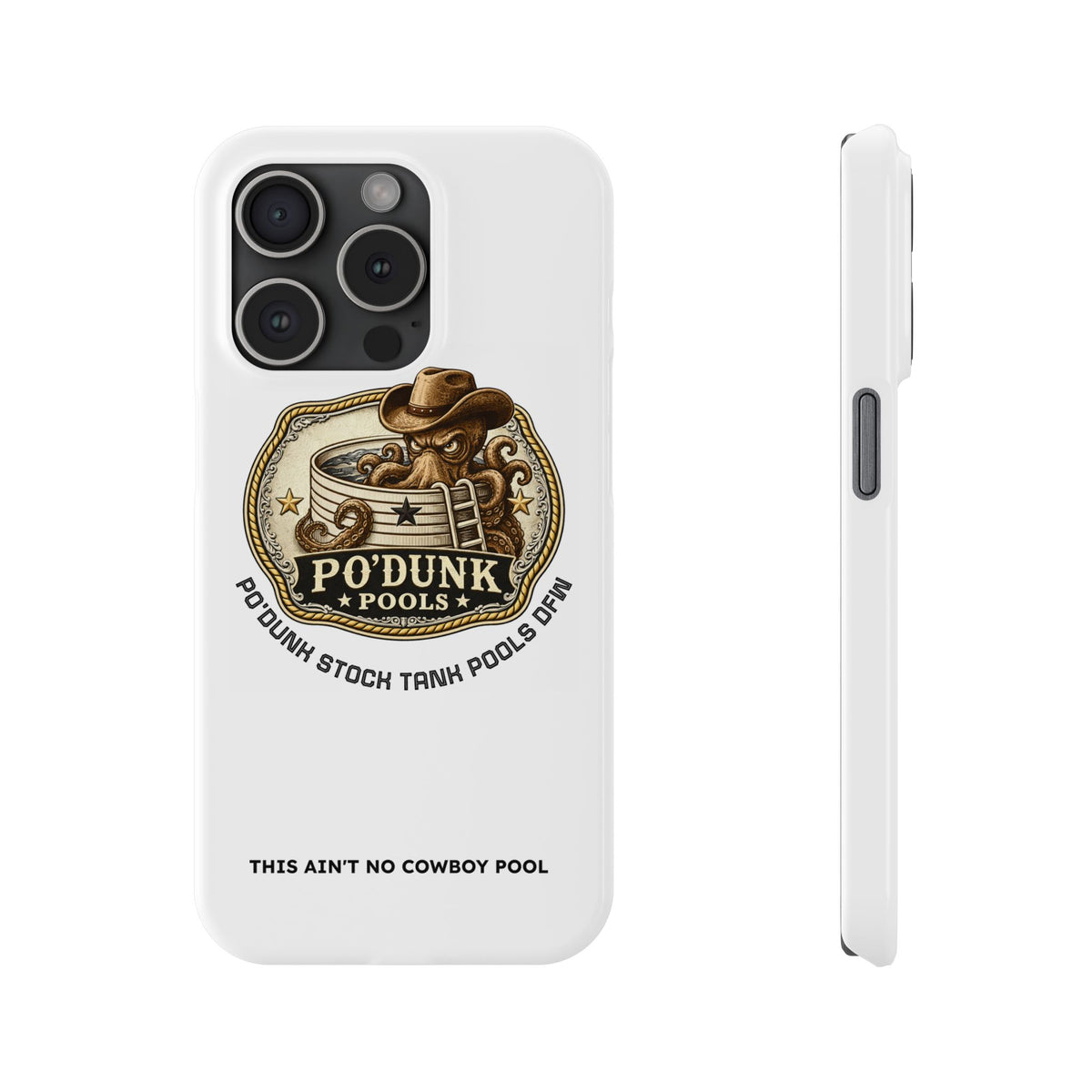 Leon the Octopus Slim Phone Cases
