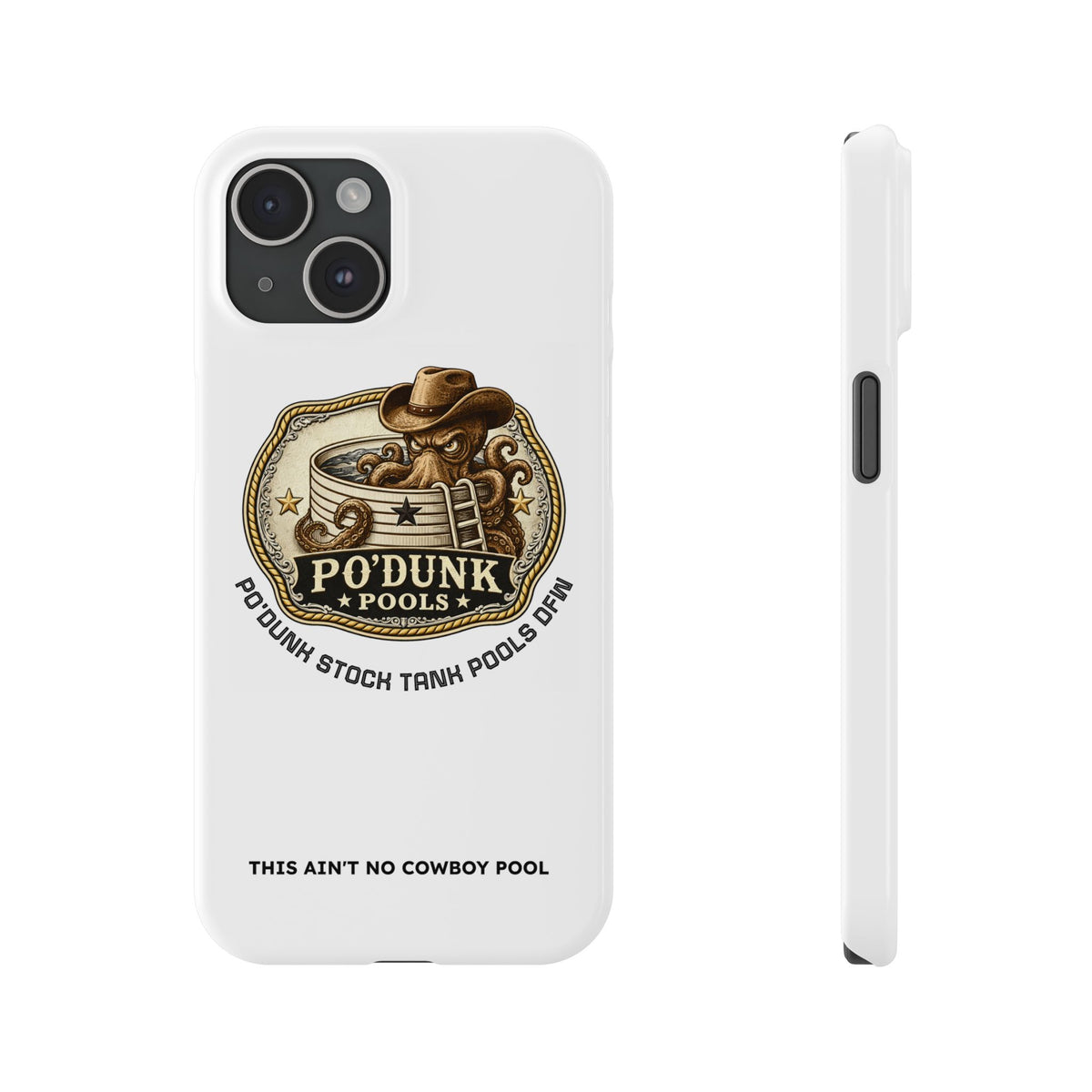 Leon the Octopus Slim Phone Cases