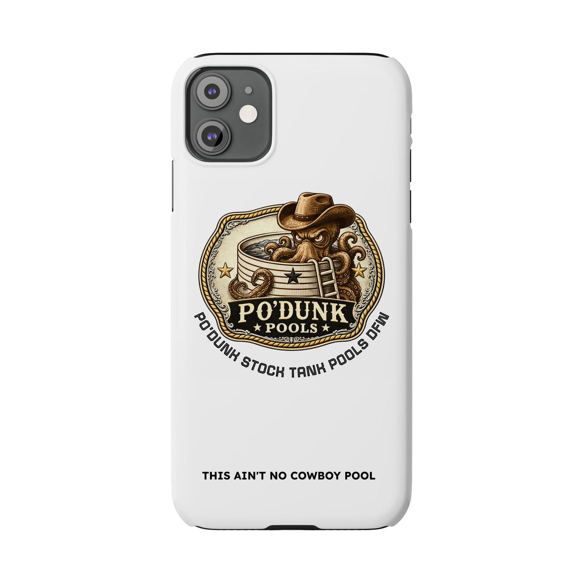 Leon the Octopus Slim Phone Cases