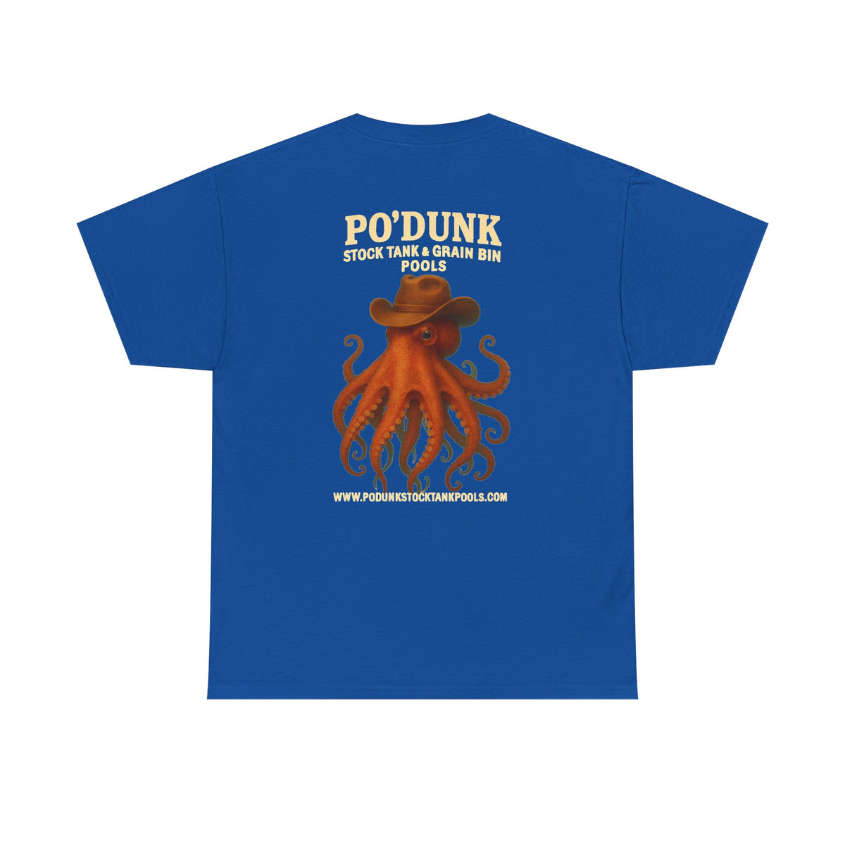 Angry Leon the Octopus Unisex Heavy Cotton Tee