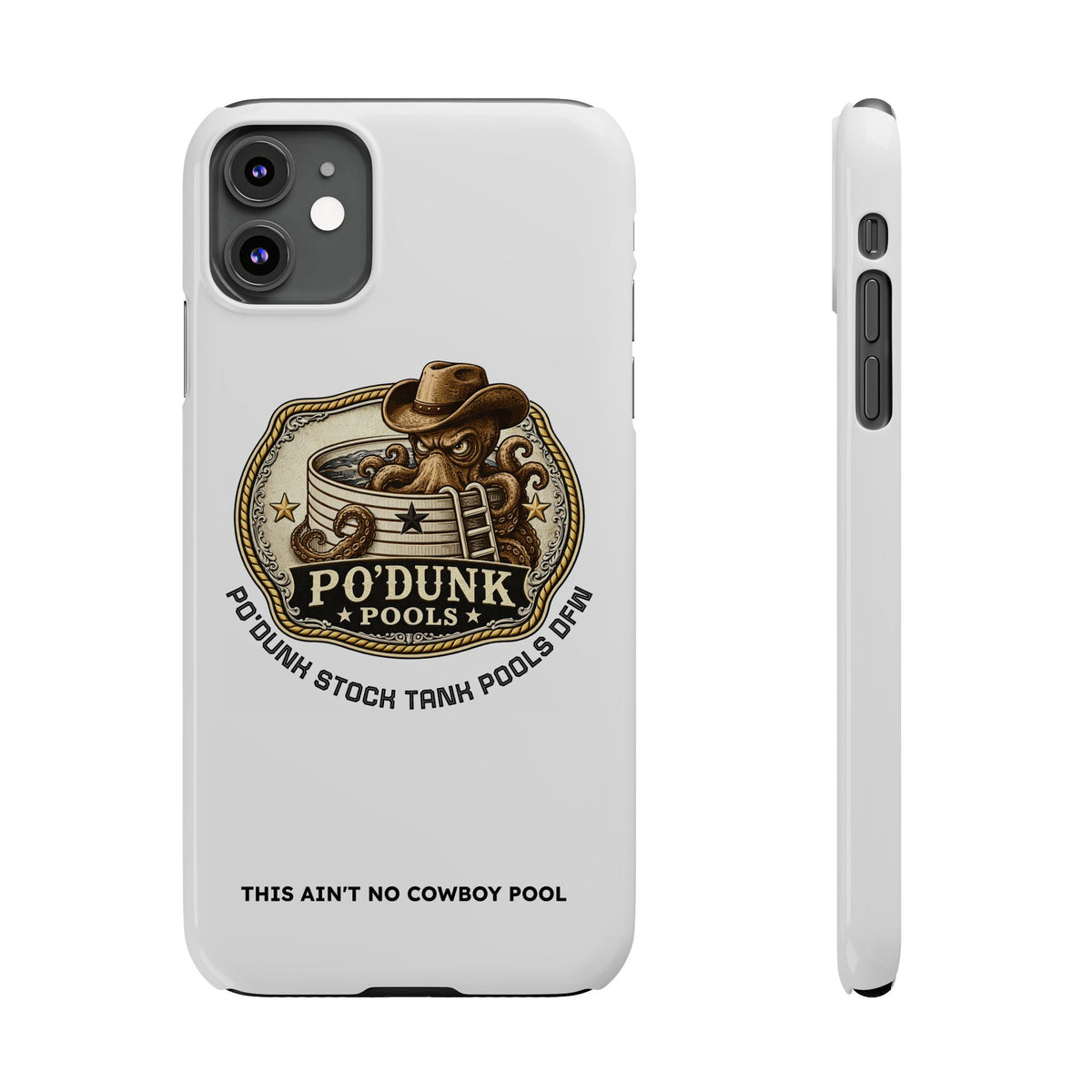 Leon the Octopus Slim Phone Cases