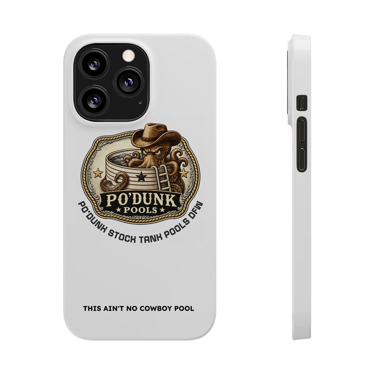 Leon the Octopus Slim Phone Cases