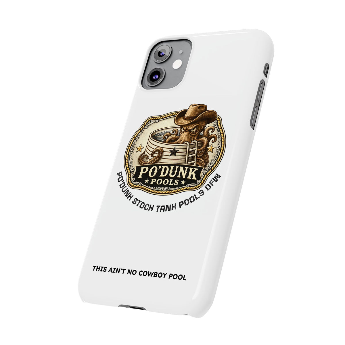 Leon the Octopus Slim Phone Cases