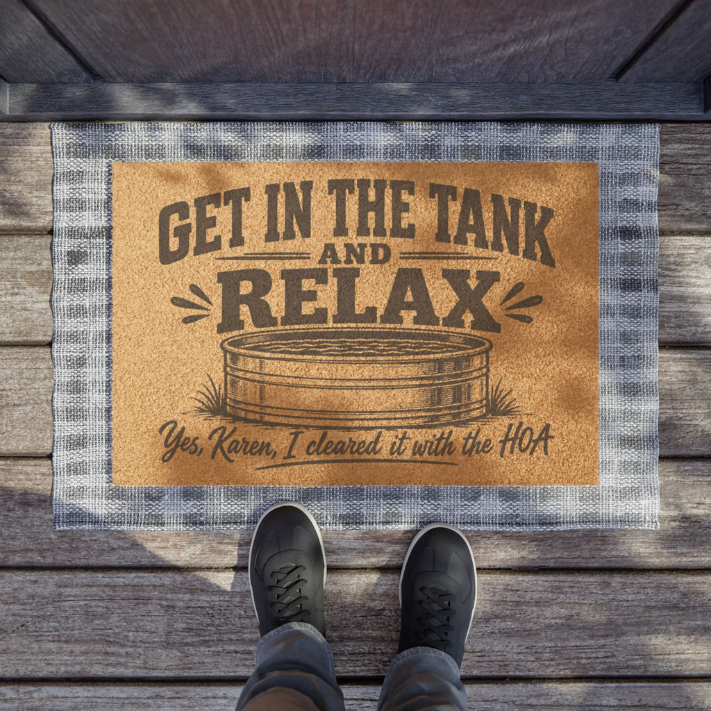 HOA stock tank Doormat