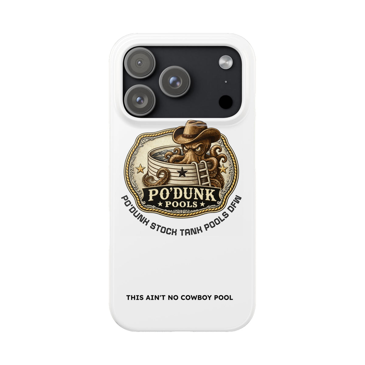 Leon the Octopus Slim Phone Cases