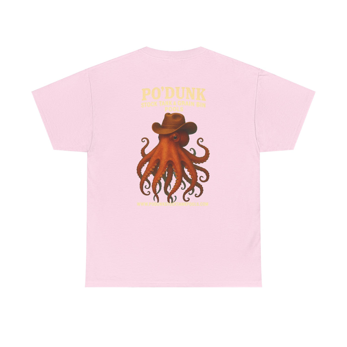 Angry Leon the Octopus Unisex Heavy Cotton Tee