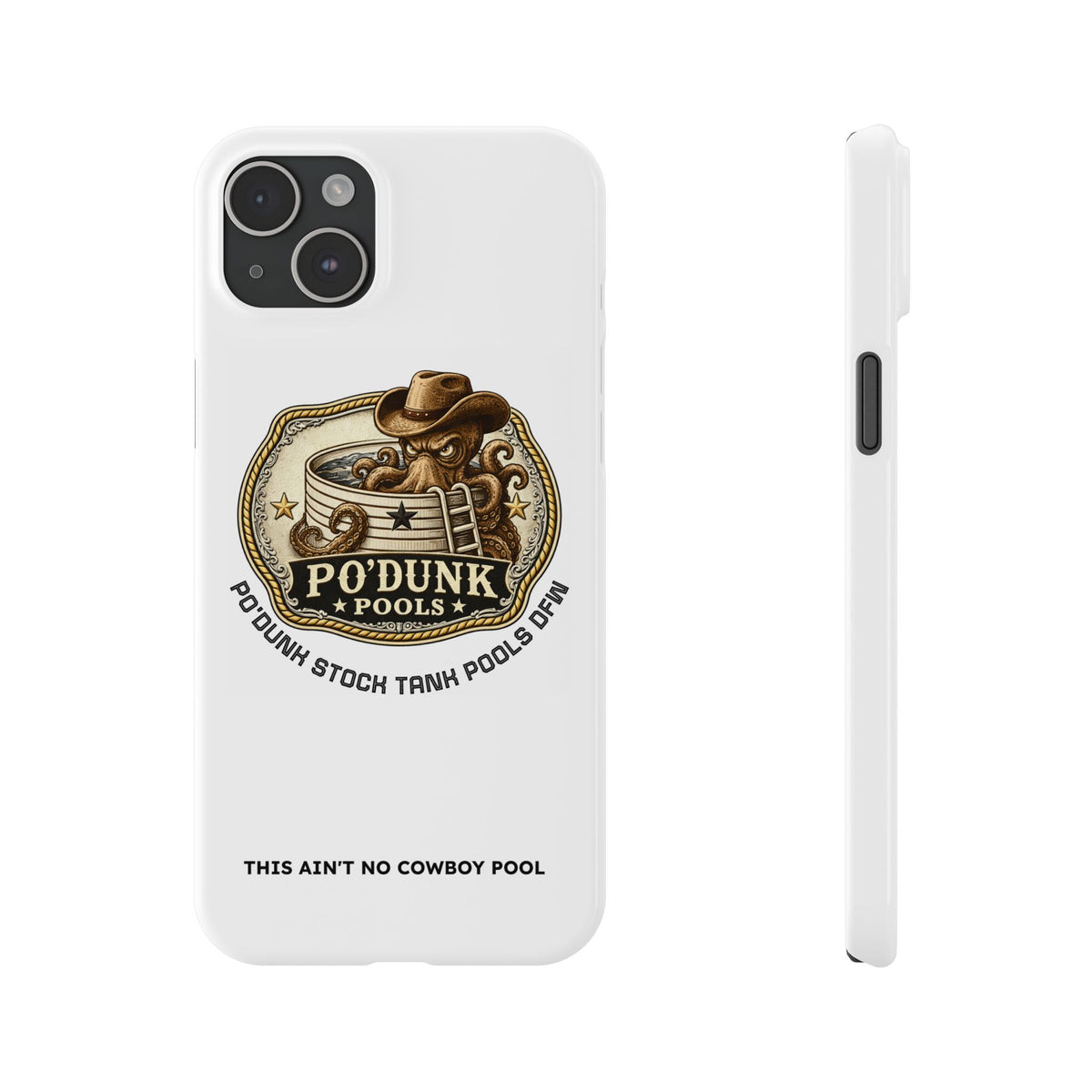 Leon the Octopus Slim Phone Cases