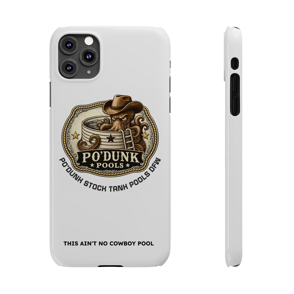 Leon the Octopus Slim Phone Cases