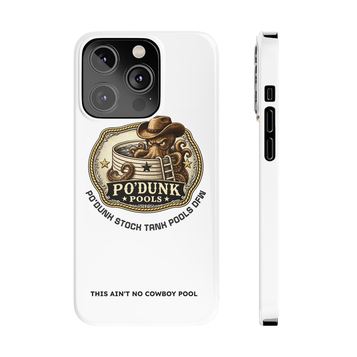 Leon the Octopus Slim Phone Cases