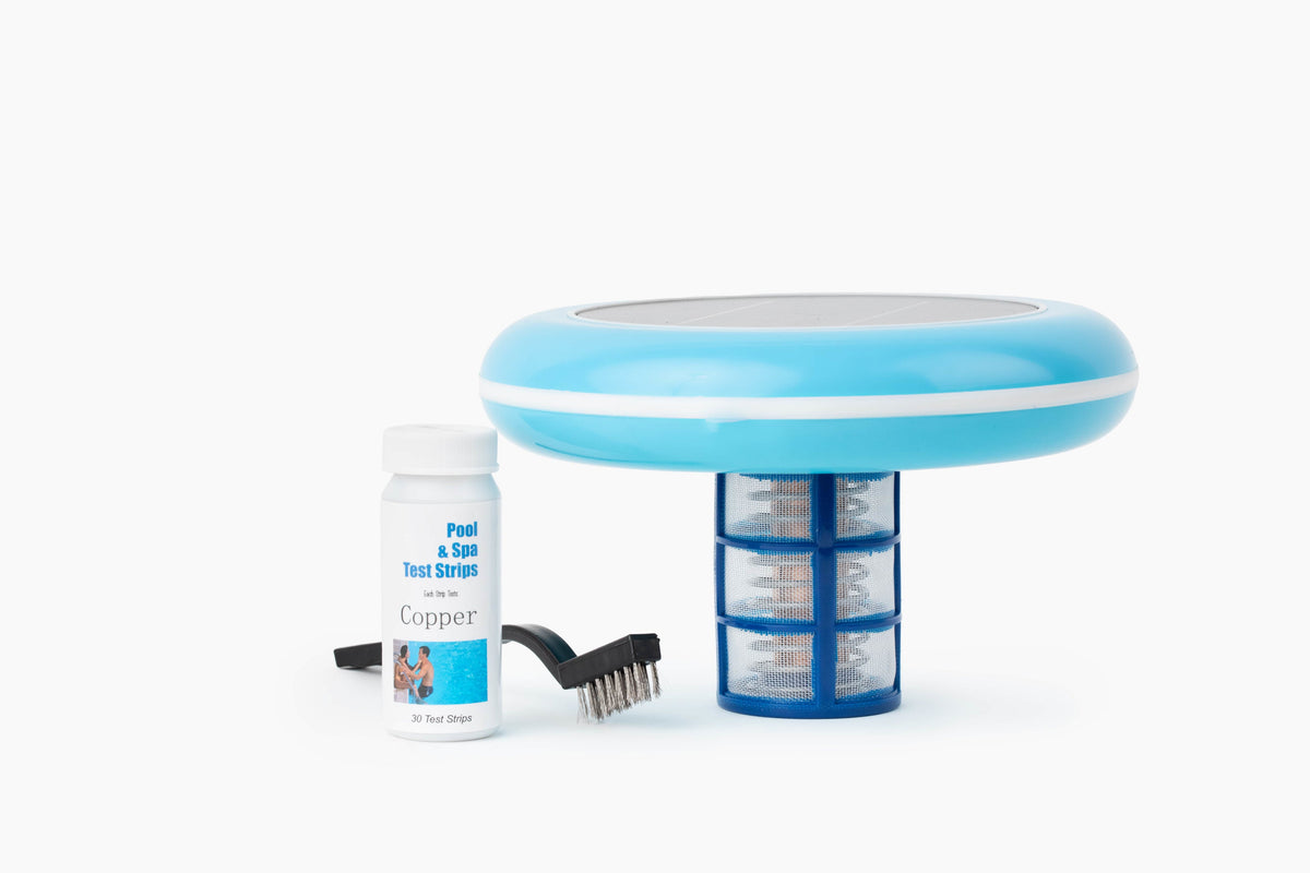 Solar Pool Ionizer for Swimming Pools Reduce Chlorine Usage
